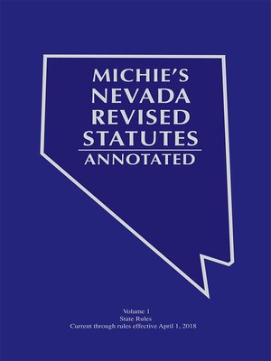 cover image of Michie's Nevada Revised Statutes Annotated: Court Rules Annotated